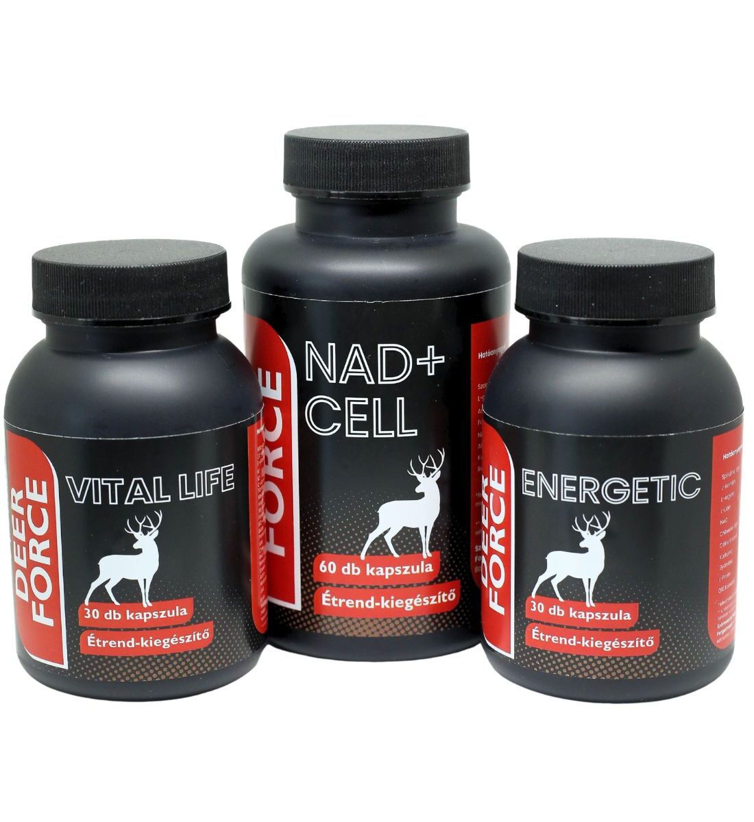 Deer Force étrendkiegészítő kapszula - NAD+ Cell Vital Life Energetic csomag