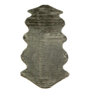 Műszőrme szőnyeg 65x180 cm - szürke