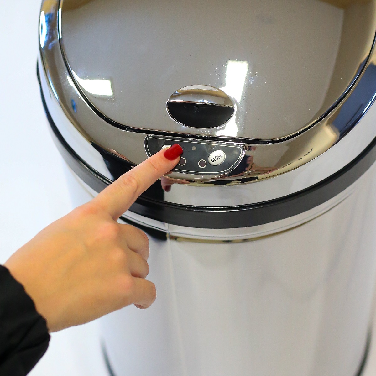 Rozsdamentes automata szemetes, 30 liter - Image 3