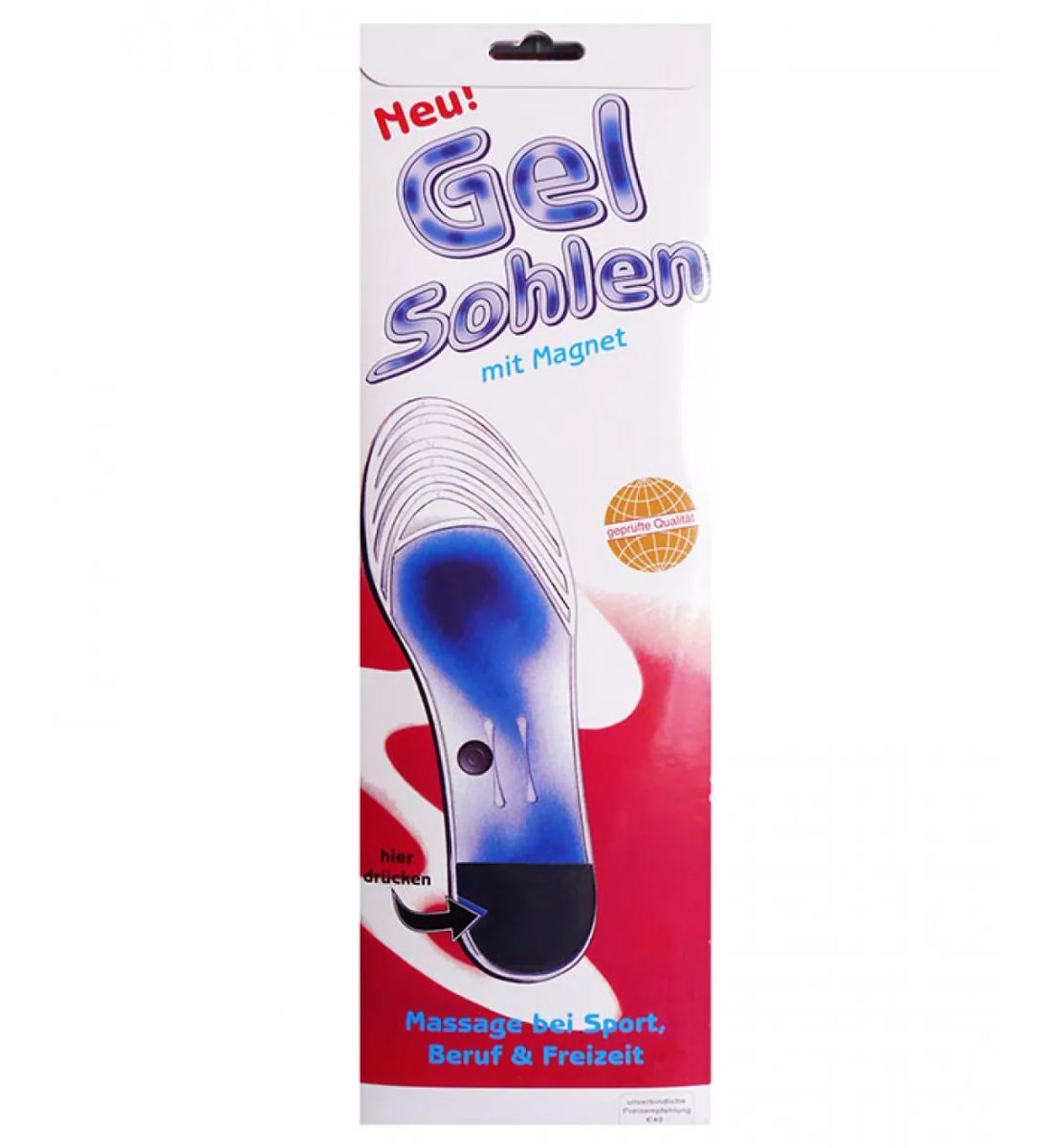 Zselés talpbetét a láb kényelméért