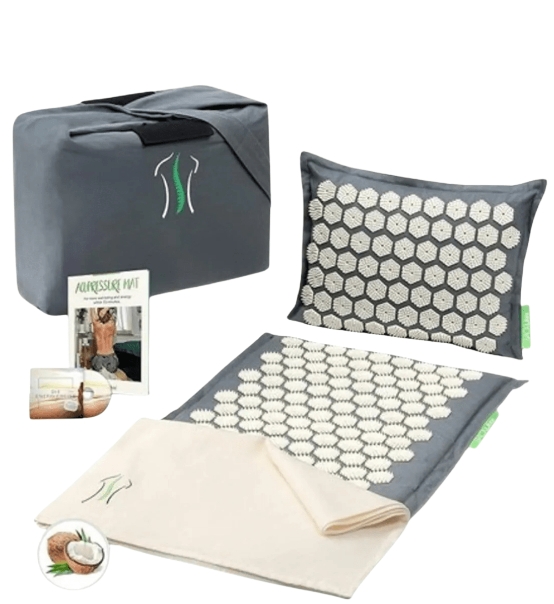 Akupresszúrás matrac és párna szett stresszoldásra és fájdalomcsillapításra