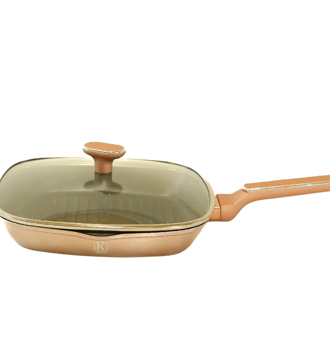 Berlinger Haus grill serpenyő 28 cm tapadásmentes sütéshez és grillezéshez