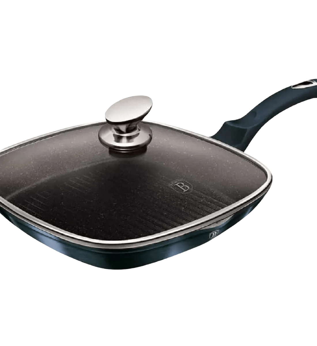 Berlinger Haus grill serpenyő kék tapadásmentes sütéshez és grillezéshez