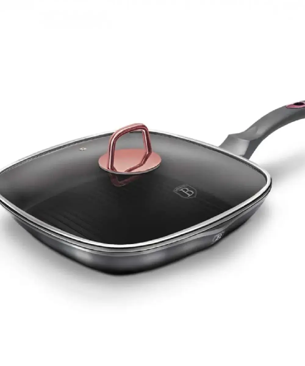 Berlinger Haus grill serpenyő fedővel - szürke