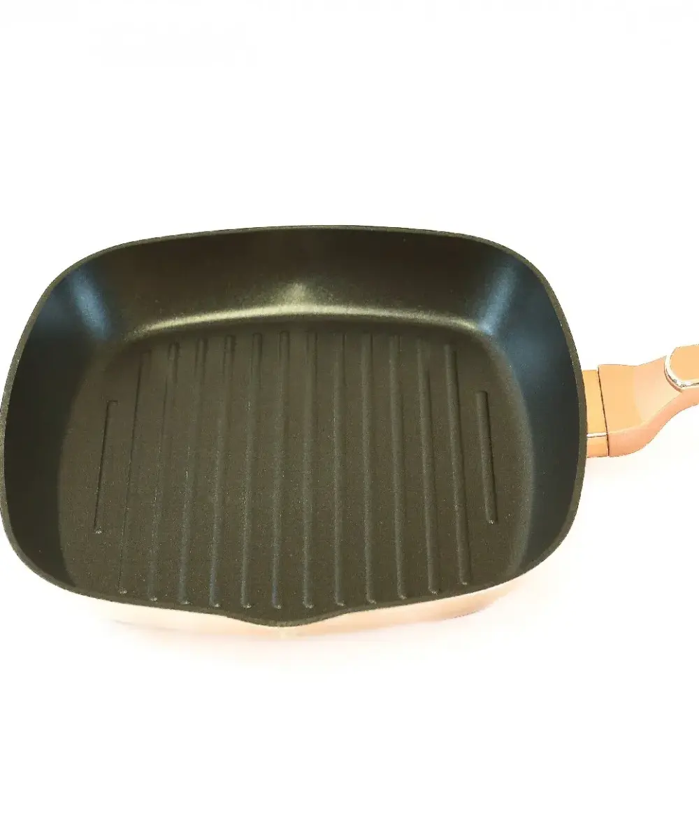 Berlinger Haus grill serpenyő fedővel - RoseGold