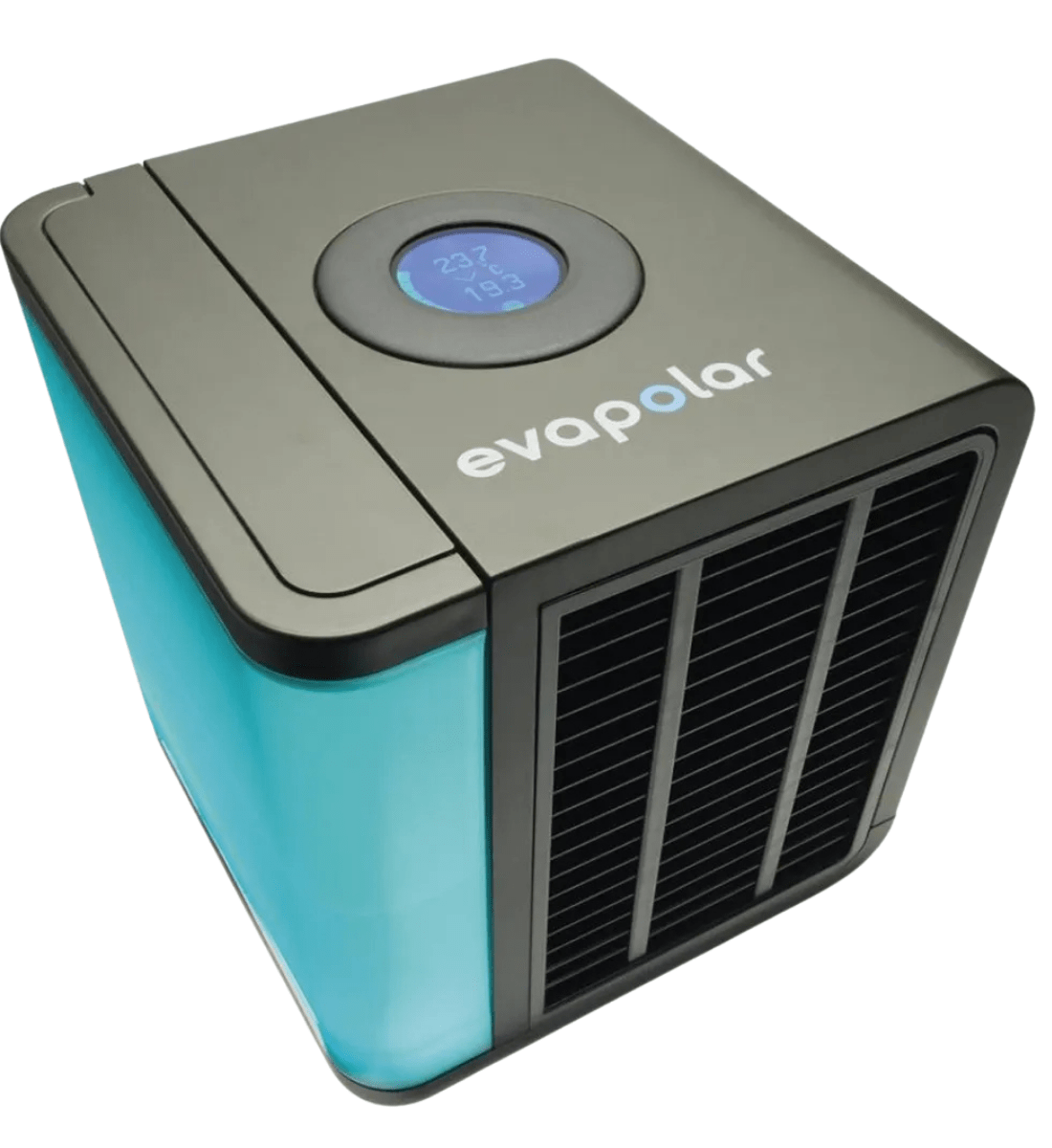 Evalight személyes léghűtő készülék fekete, kompakt hűtőventilátor