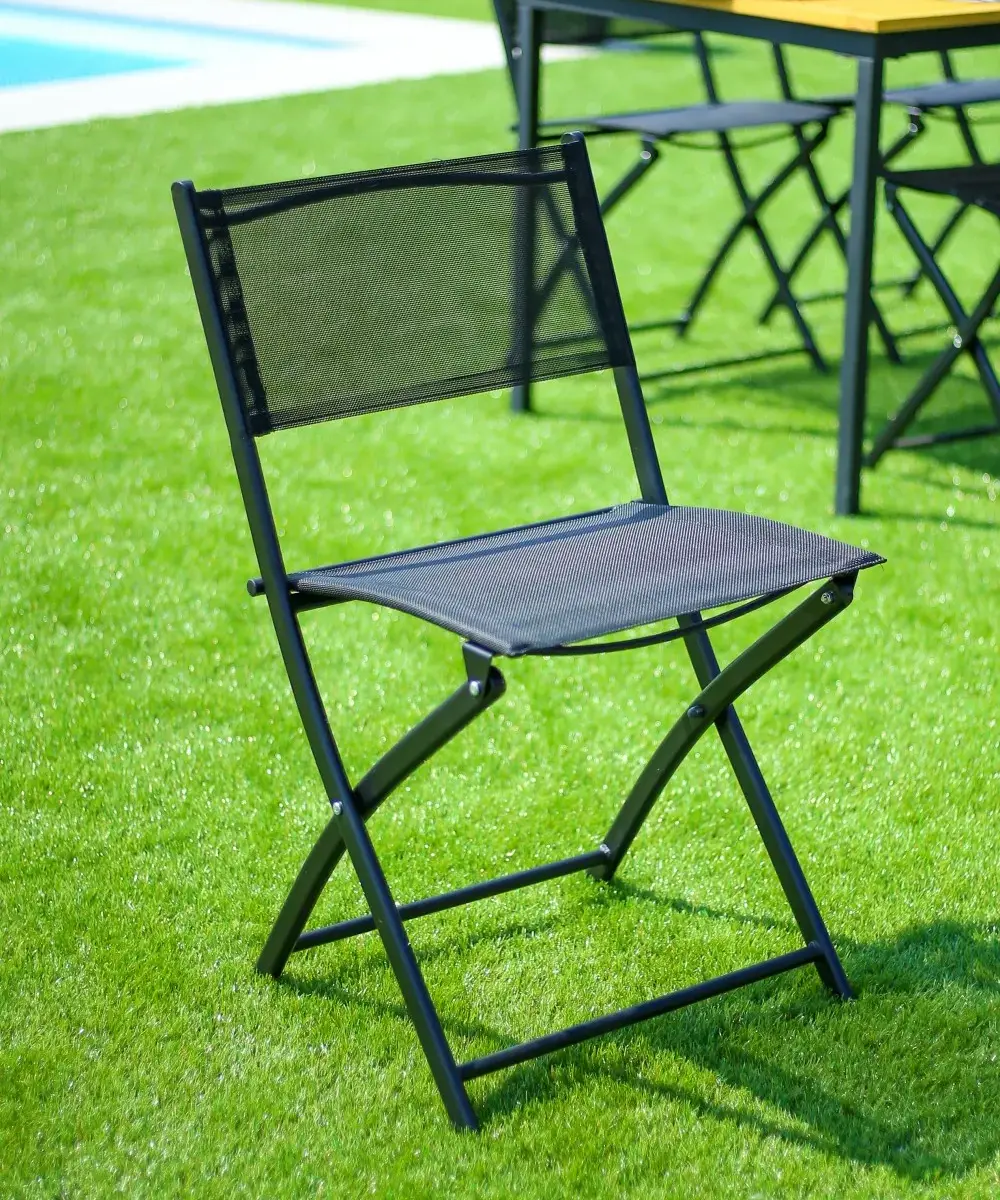 kerti szék (fekete)