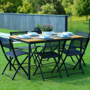 Kerti asztal székekkel