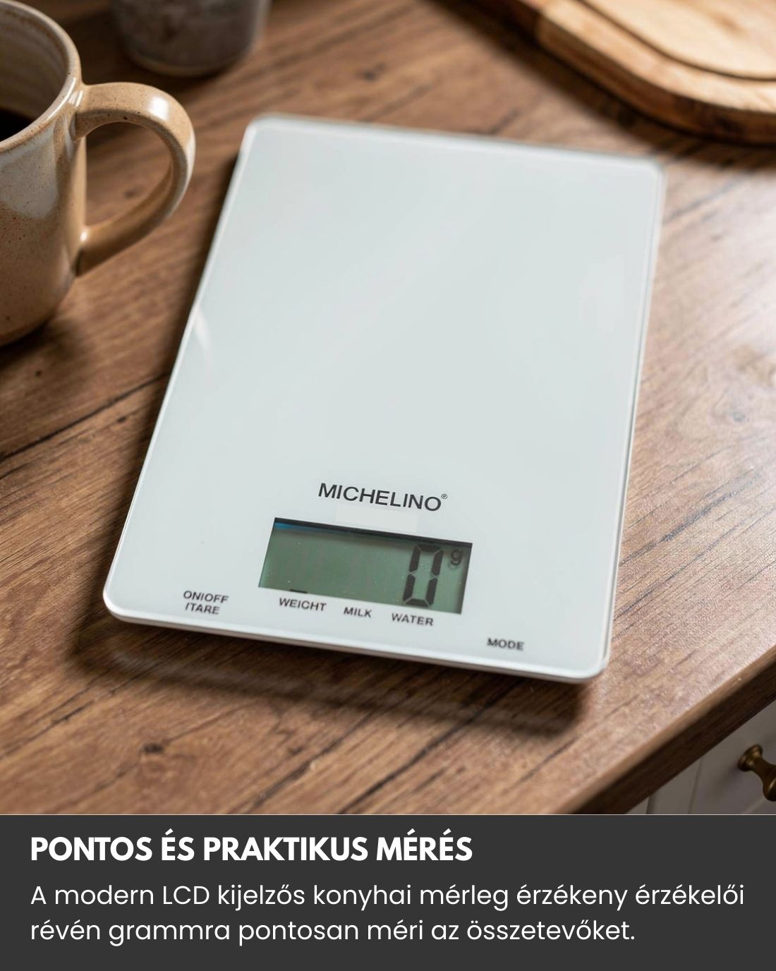 Konyhai mérleg - fehér - Image 2