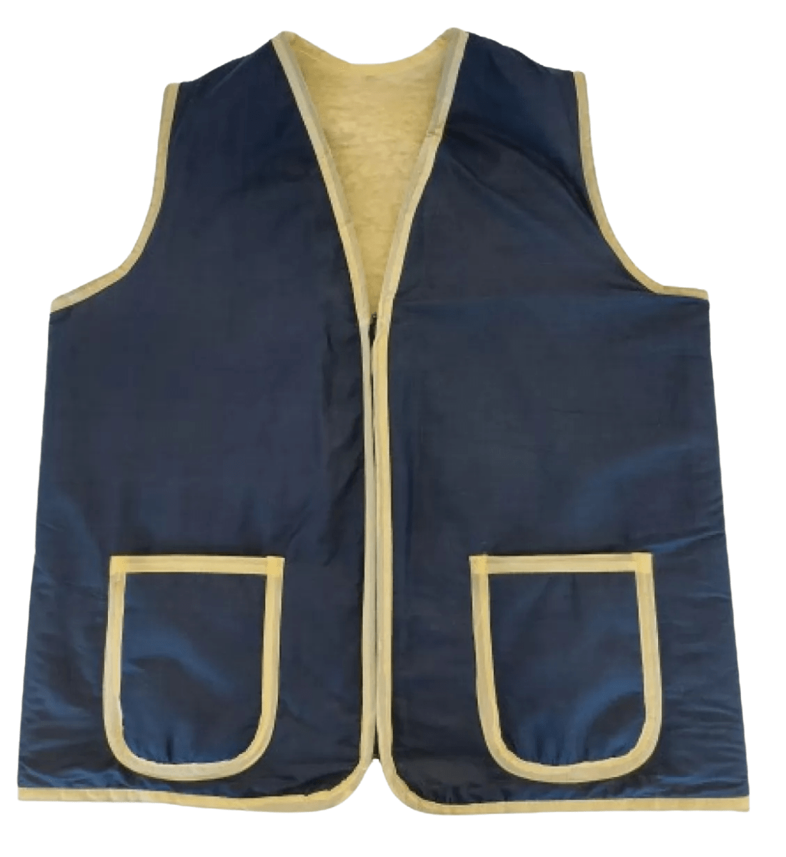 Gyapjú béléses pamutvászon mellény – Uniszex, meleg