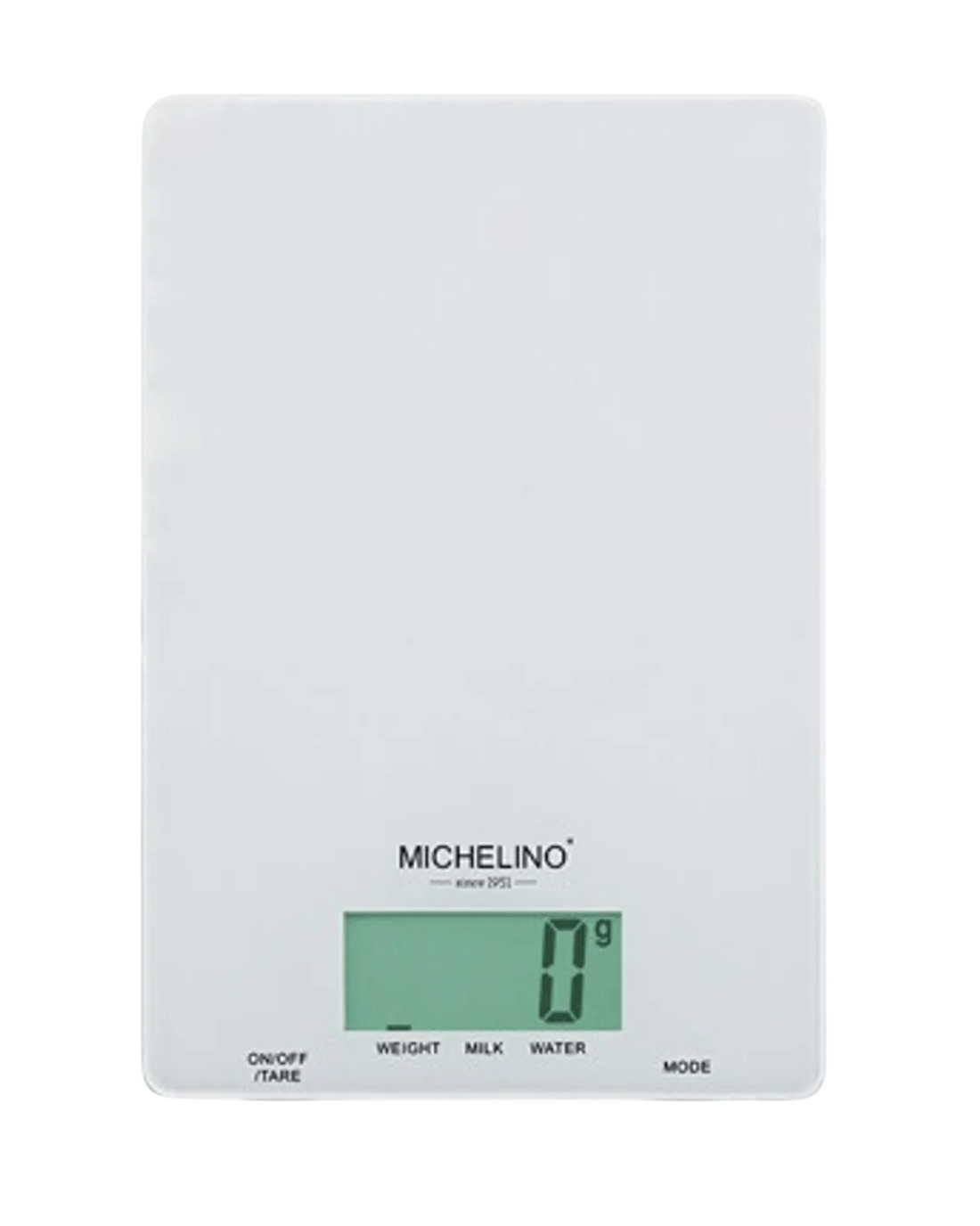 Fehér digitális mérleg pontos és könnyen használható - konyhai mérleg LCD kijelzővel