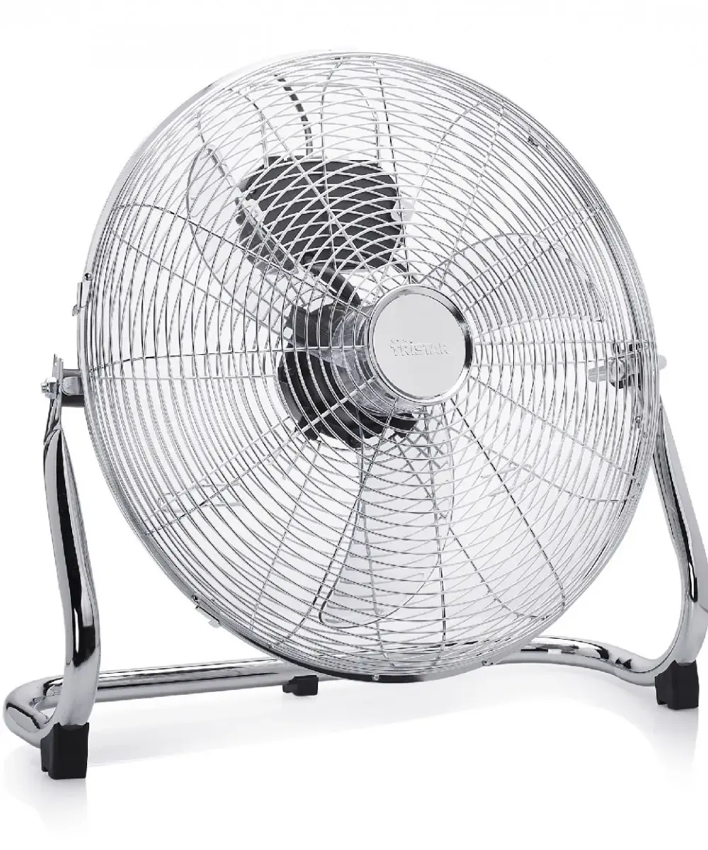 Padlóventilátor 40 cm, króm