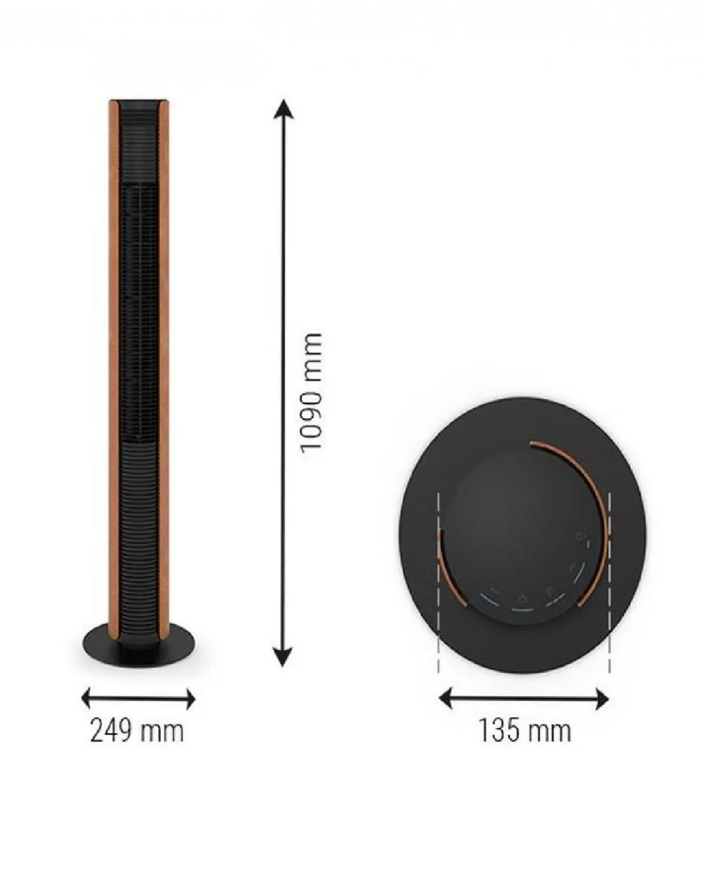 Stadler Form PETER forgó torony ventilátor, műbőr - Image 3