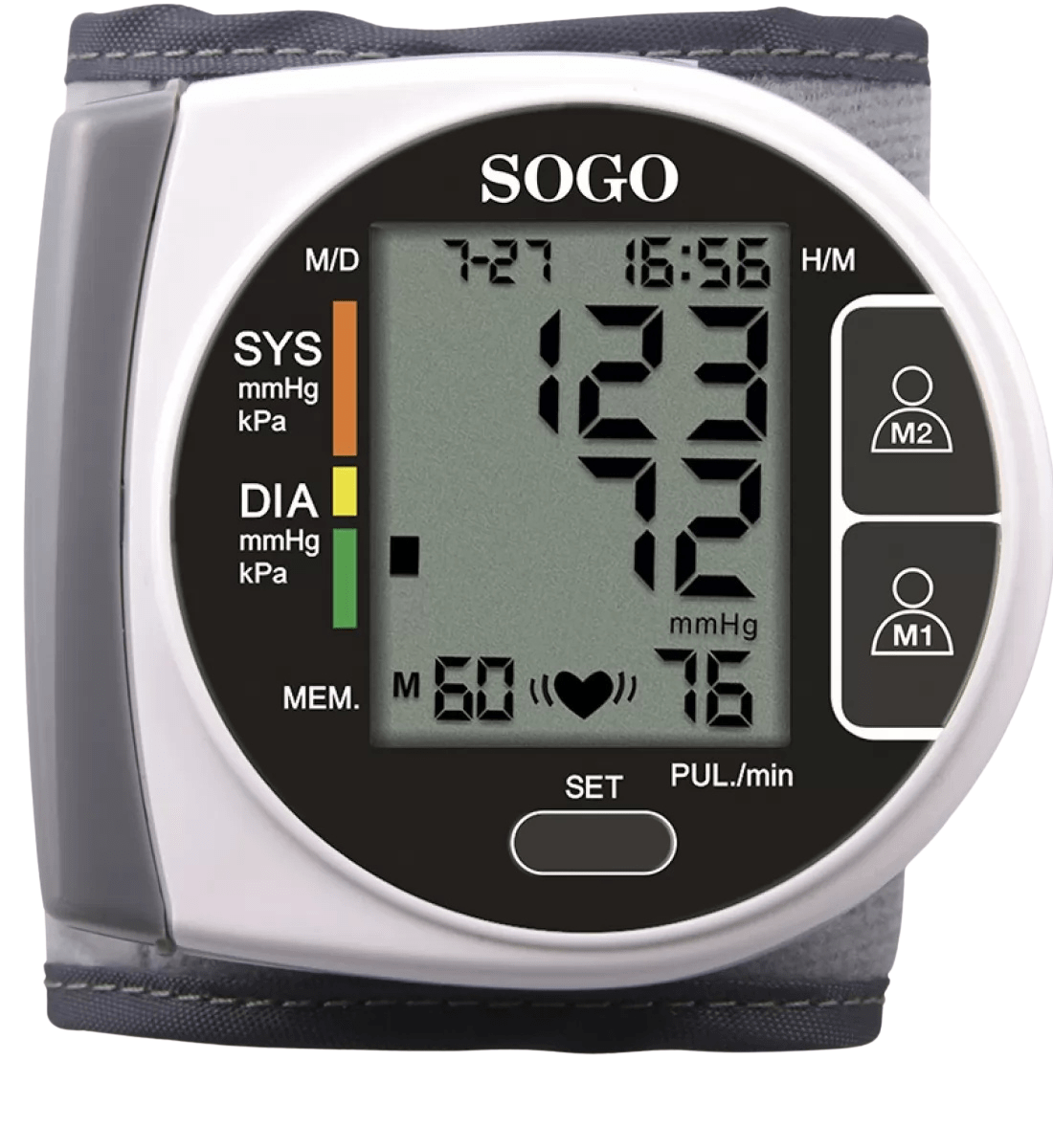 Digitális vérnyomásmérő könnyen használható készülék