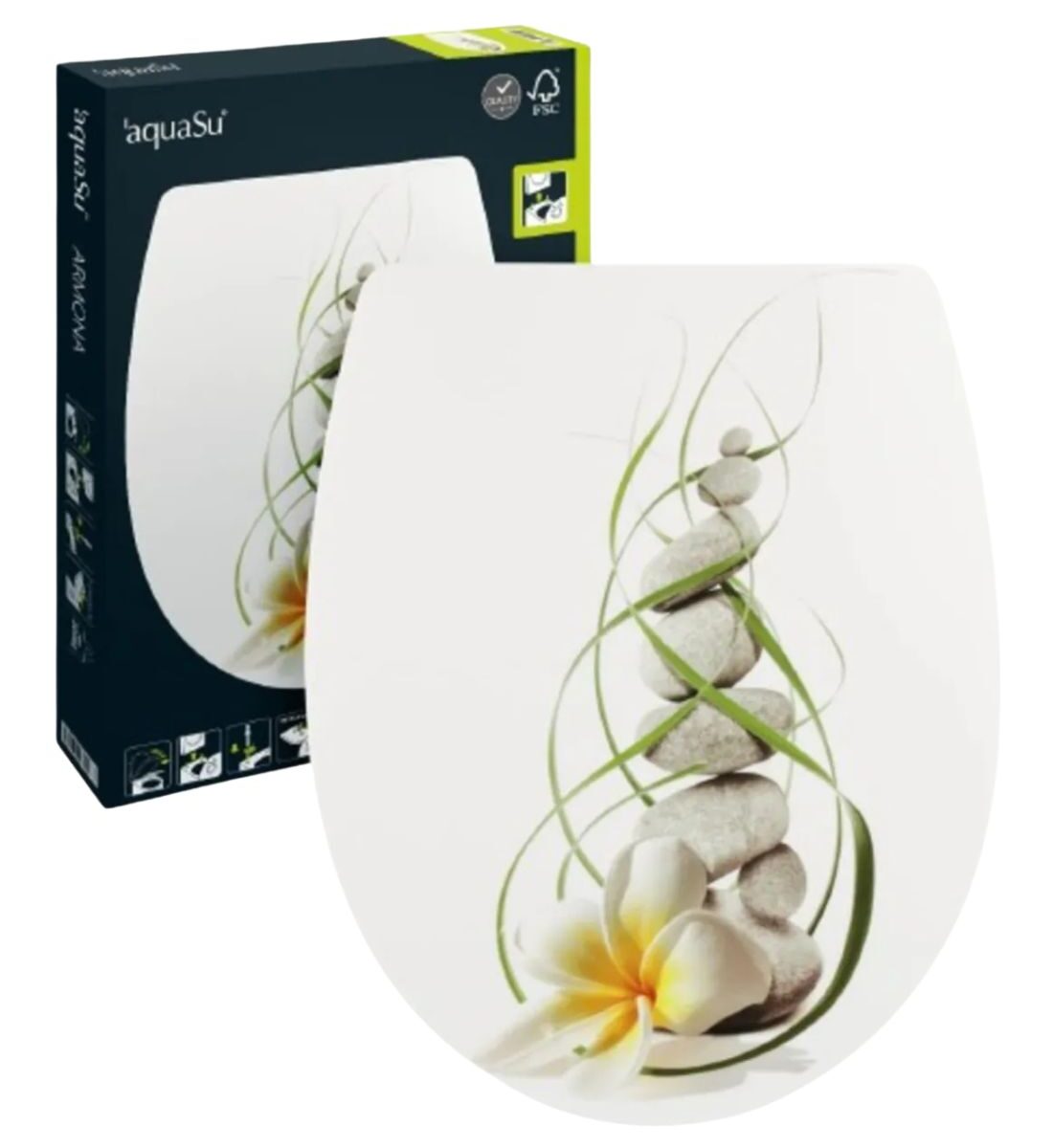 WC ülőke Wellness dekoratív és kényelmes használatra