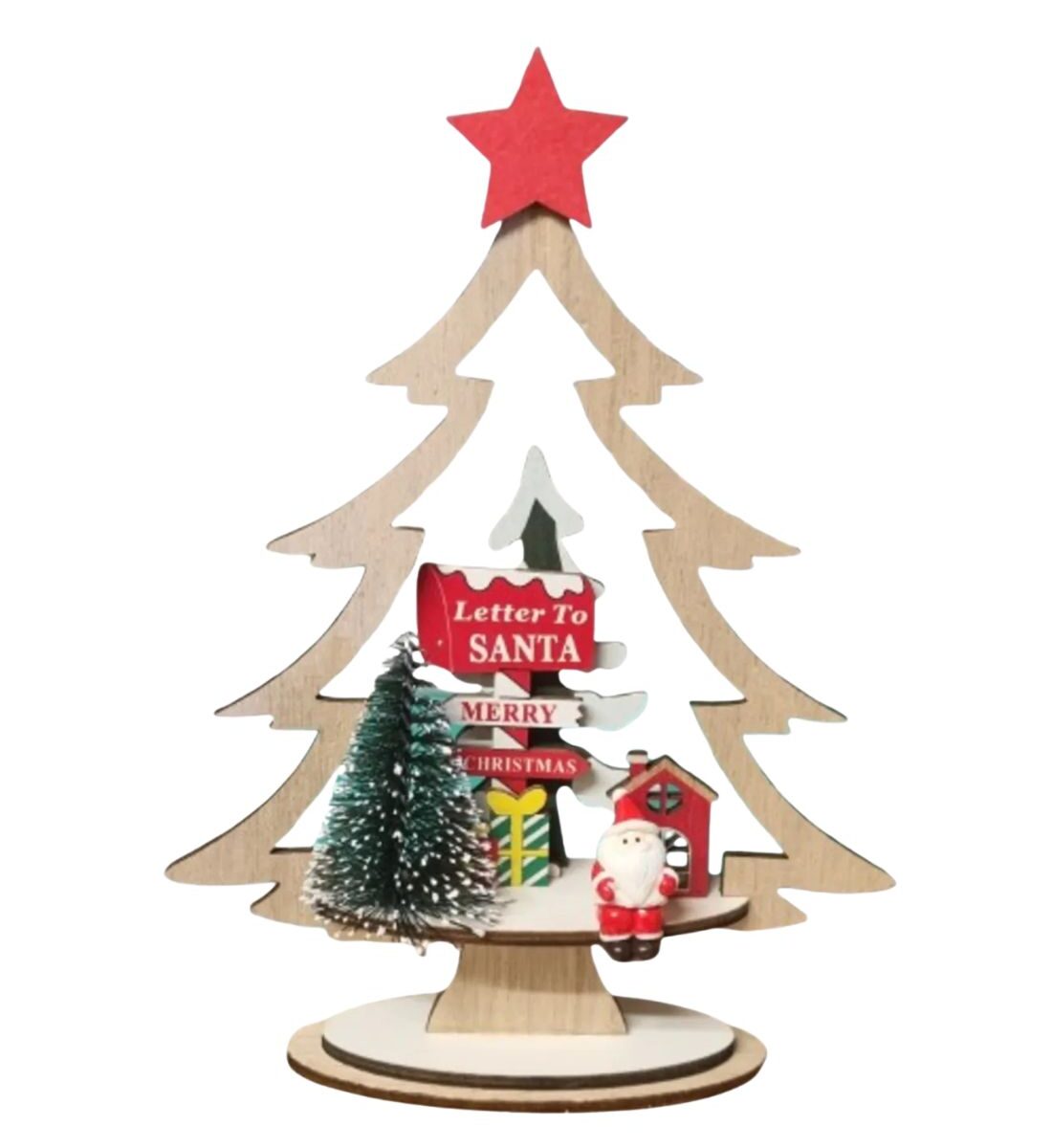 karácsonyi asztali dísz-Led